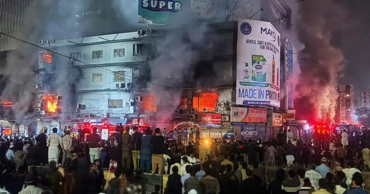 巴基斯坦卡拉奇商場大火至少6死