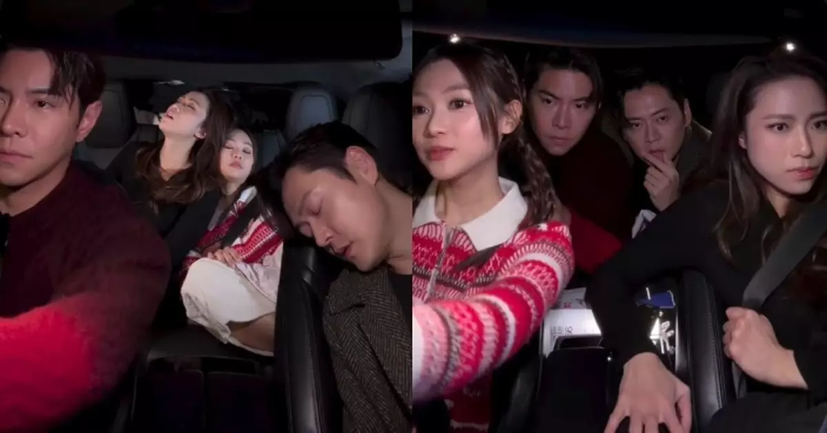 羅天宇郭柏妍揸車「可信賴」度大對比！張振朗神情嚴肅 劉穎鏇緊張到揸實安全帶