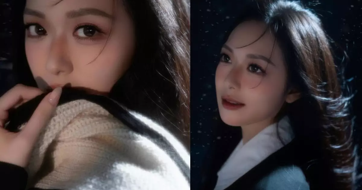 寒流來襲照派福利 馮盈盈學生妹穿搭幻想香港落雪