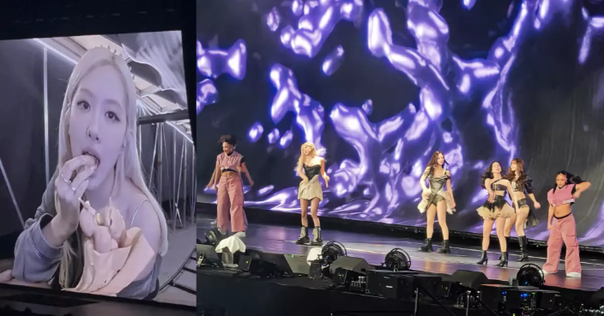 BLACKPINK演唱會啟德主場館開鑼氣氛高漲 Rosé「吃播」雞蛋仔勁親民