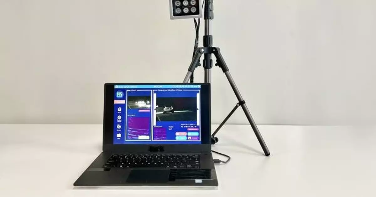 環保署自主研發「人工智能改裝車輛識別系統」成功識別非法改裝車輛