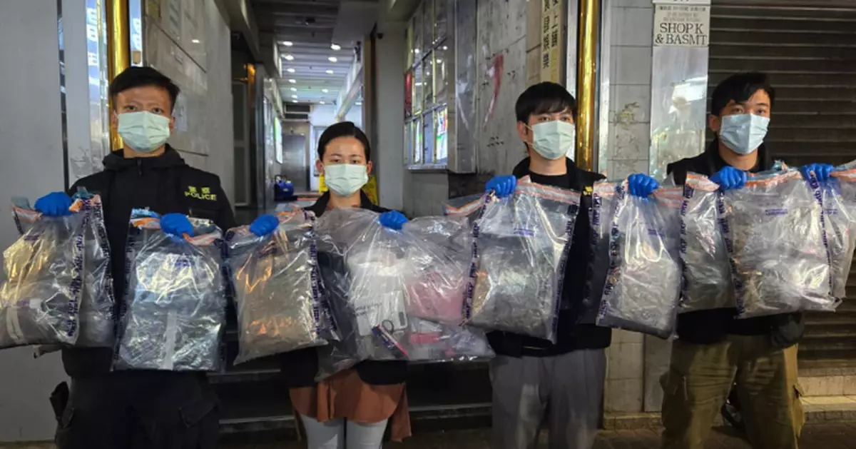 警油尖警區破毒品儲存倉 檢值逾120萬元大麻拘一人