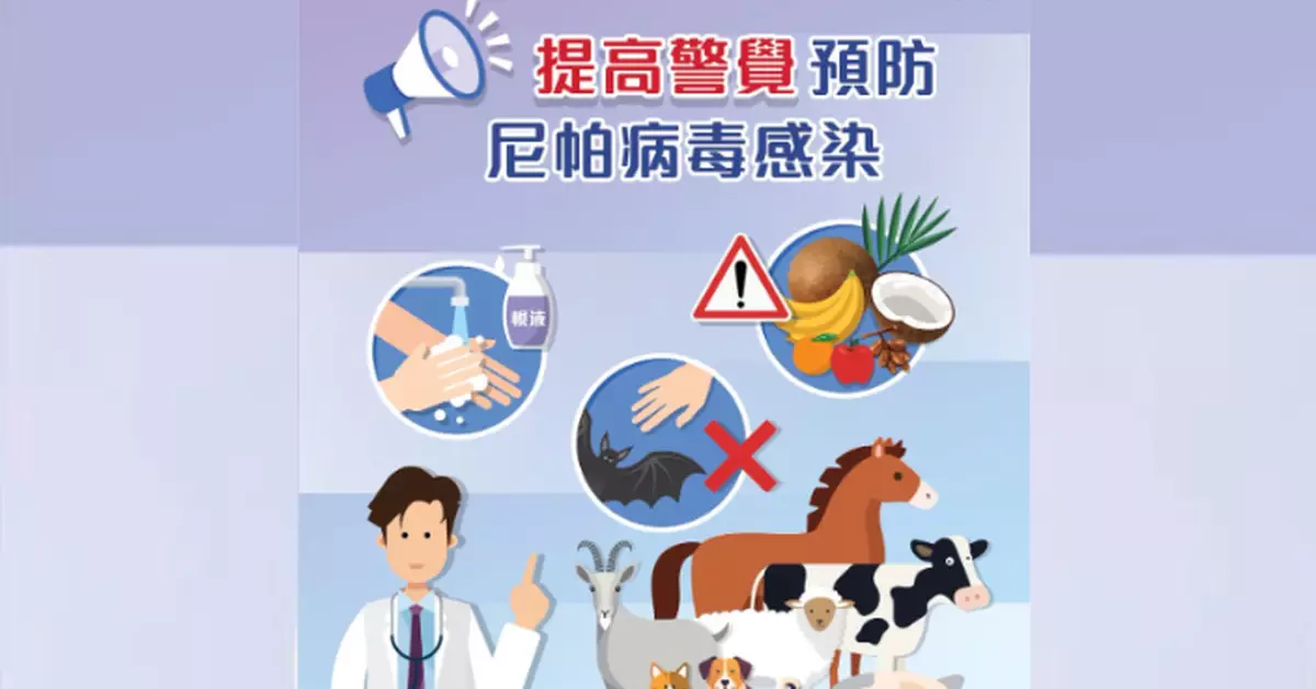 尼帕病毒｜歐家榮：本港暫無任何懷疑個案 評估病毒傳入香港風險較低