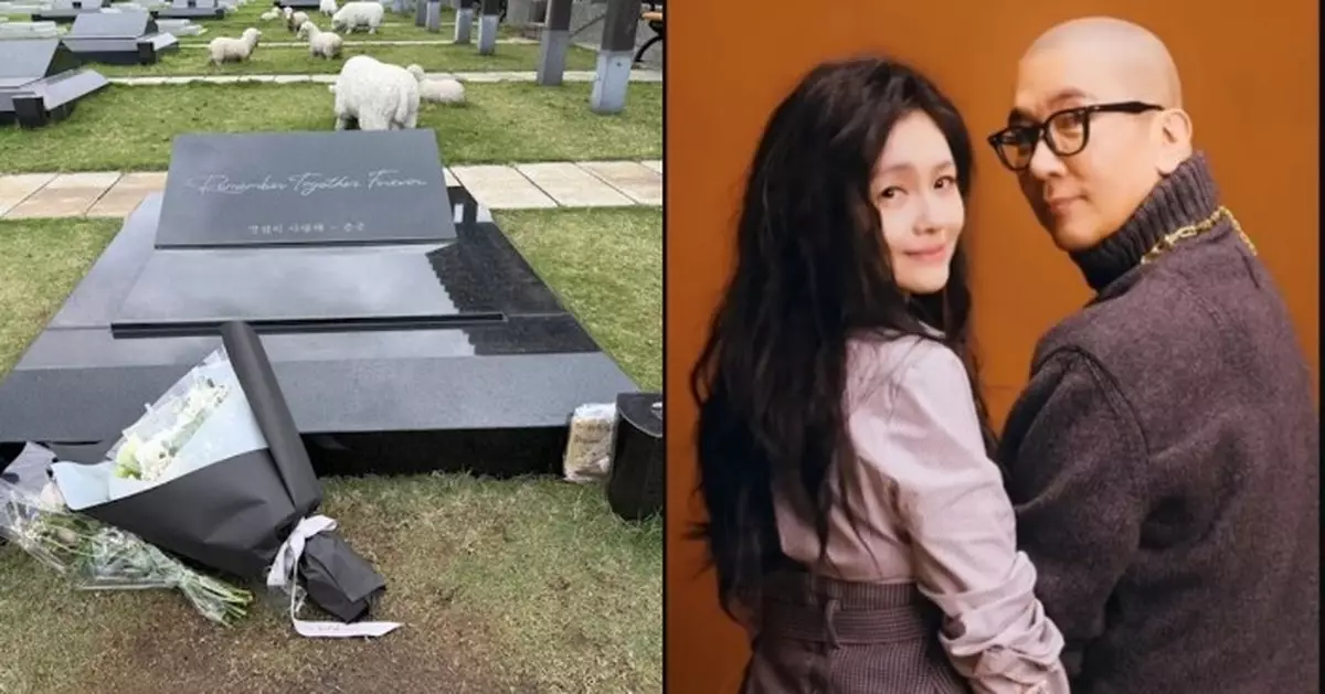 大S逝世一周年 具俊曄親設計S形雕像園區悼念愛妻