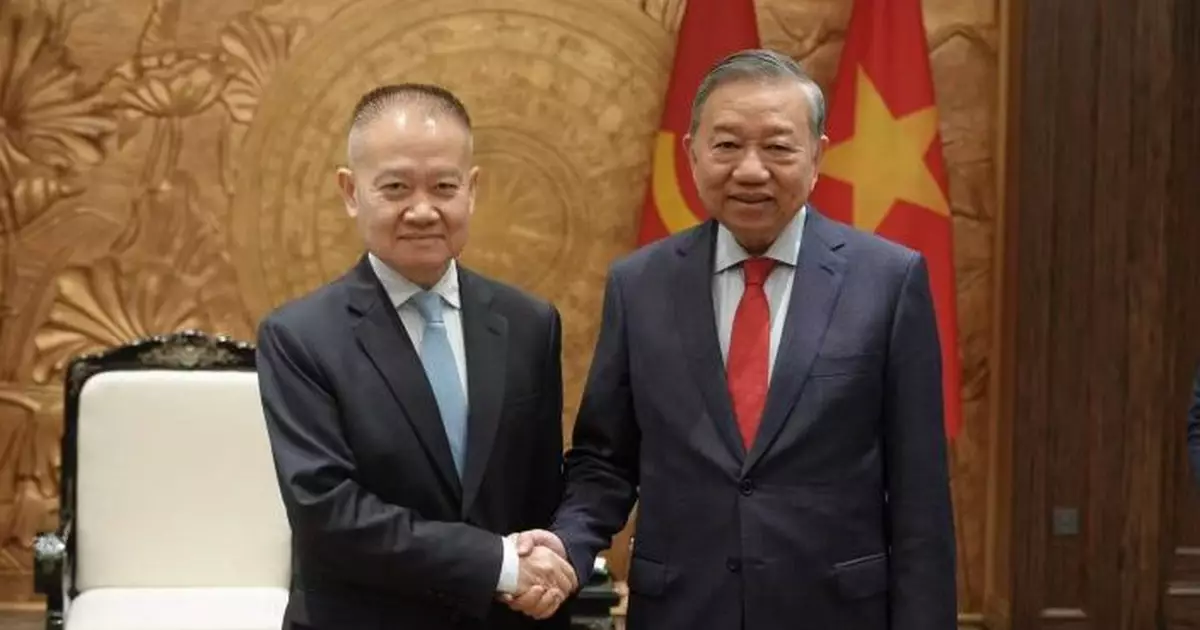 習近平特使劉海星訪越南 祝賀蘇林當選越共總書記