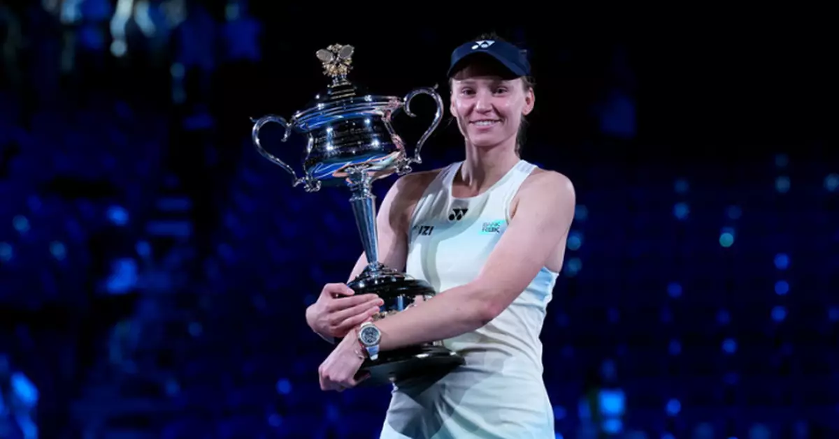 賴芭堅娜挫莎芭蓮卡澳網女單封后 奪個人第二個大滿貫錦標