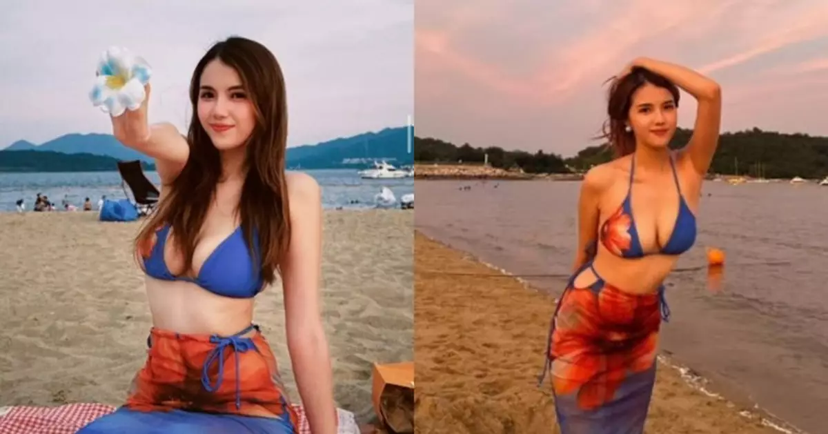 鄧凱文性感水着照突刪除 疑無綫下達「封胸令」惹熱議