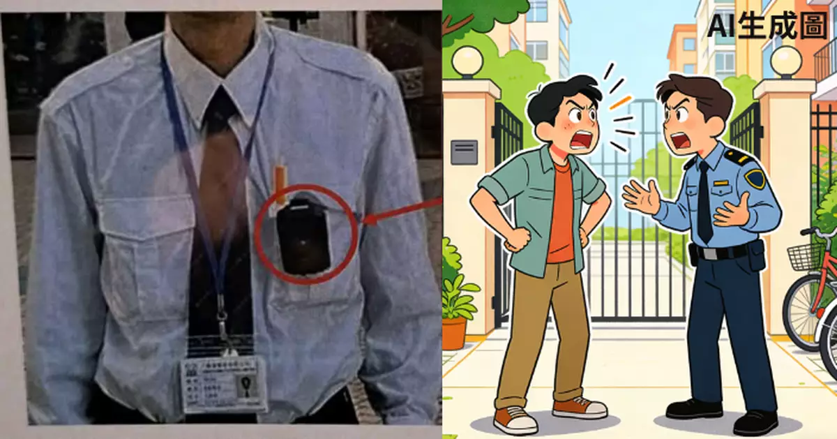 天水圍居屋保安配備「隨身攝錄機」引關注 網民兩派意見熱議