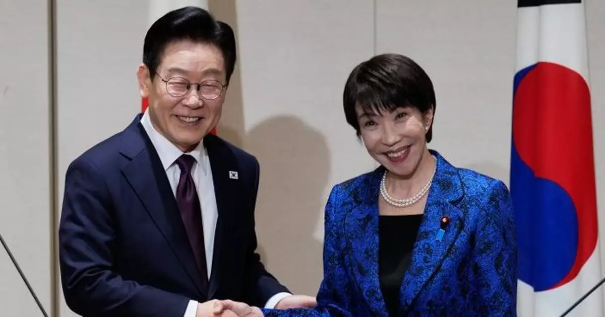 韓國總統李在明訪問日本會晤高市早苗　同意深化經濟及安保等領域合作