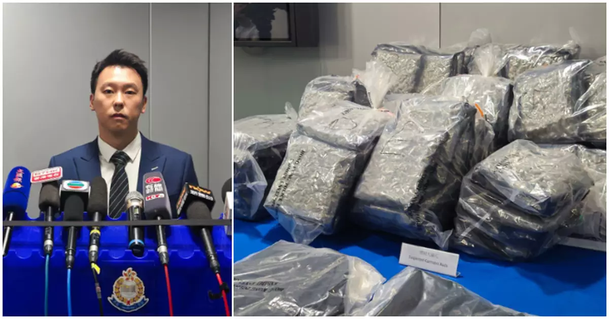 警屯門元朗搗兩毒品儲存倉檢值2000萬大麻花 拘一男涉喬裝物流公司司機派送毒品