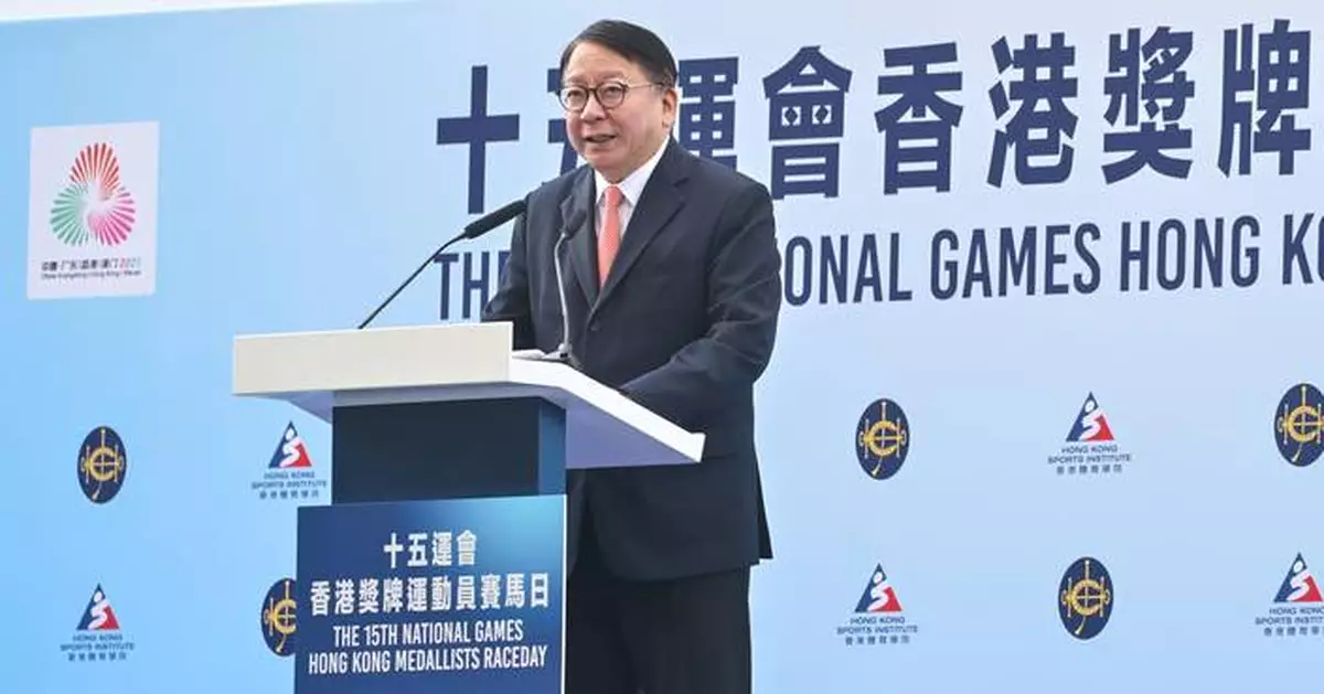 陳國基：香港運動員近年屢創佳績 政府推動體育發展不會停步