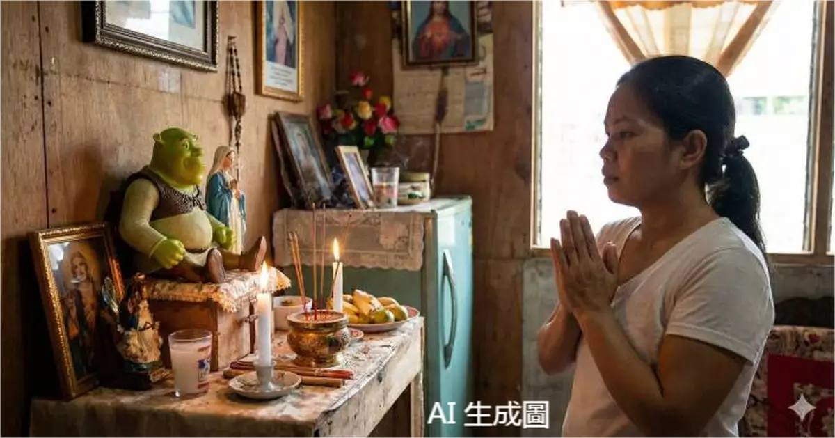 菲律賓女誠心供奉「綠色佛像」拜足4年 友人驚揭真身竟係……