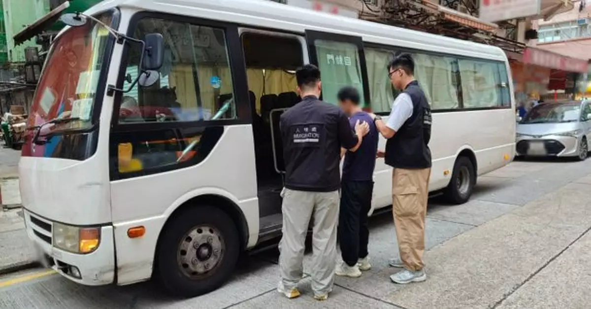 入境處反非法勞工拘10人　搜查裝修單位及零售店等地點