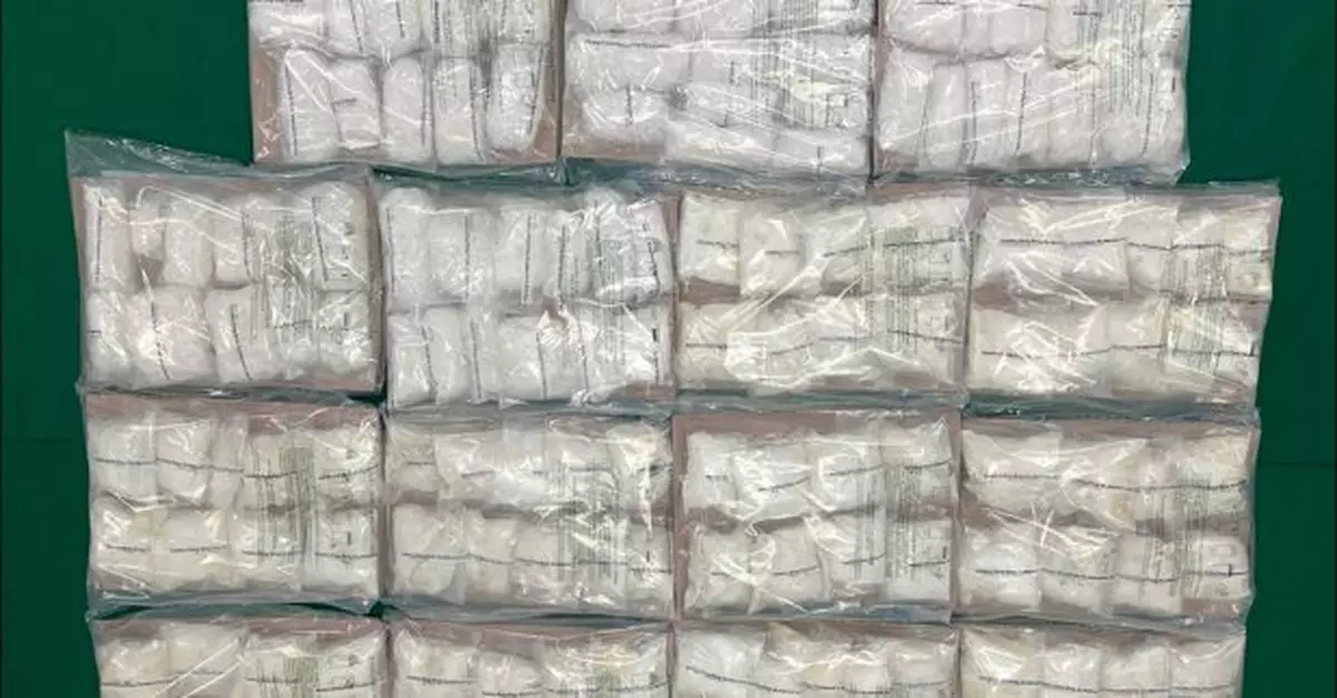 海關在兩個海運抵港貨櫃檢1800萬元氯胺酮　拘3名男女