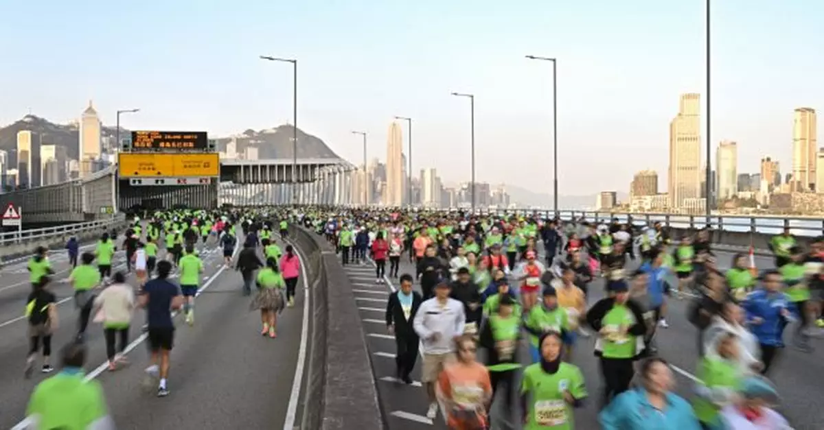 香港馬拉松明舉行　運輸署稱今晚11時半起多處分階段封路籲留意