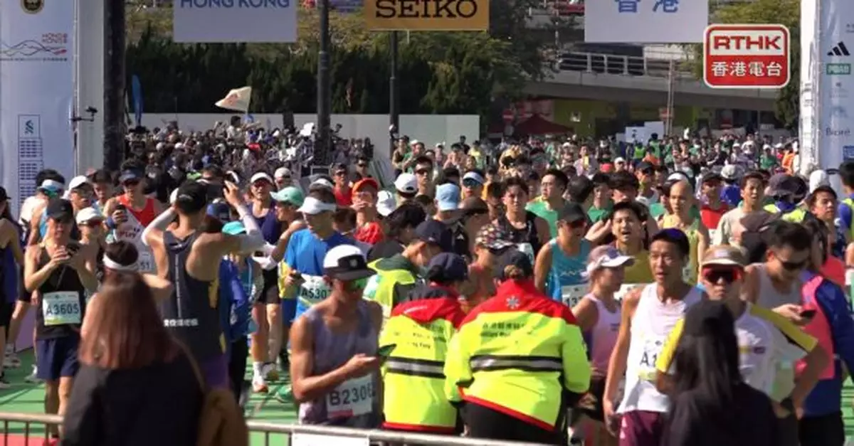 截至上午11時至少22名跑手送院　當中2人情況危殆