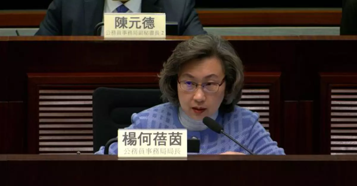 議員倡公務員按機制調整薪酬　楊何蓓茵稱會考慮不同因素