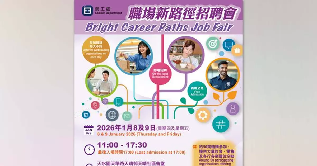 勞工處一連兩日天水圍辦招聘會 提供2300職位包括飲食及零售業