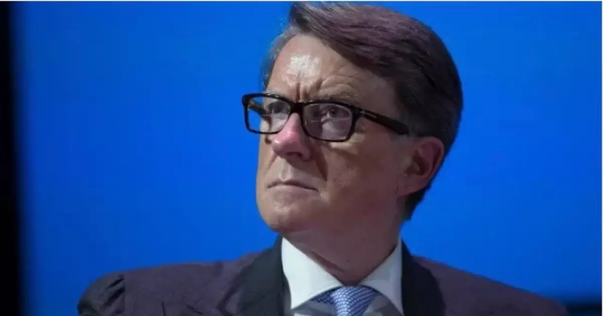 再被揭發與愛潑斯坦關係　文德森退出英國工黨