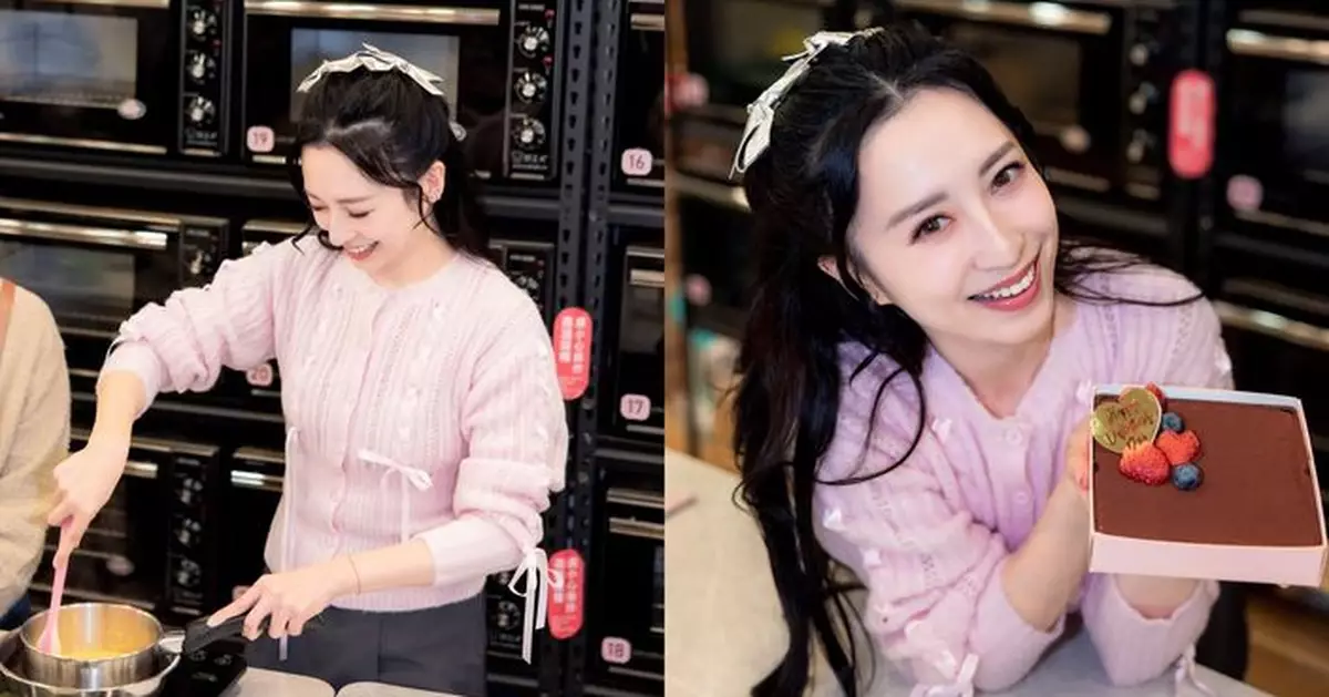 龔嘉欣情人節前夕開班教整Tiramisu 索爆視后親授「Secret Recipe」