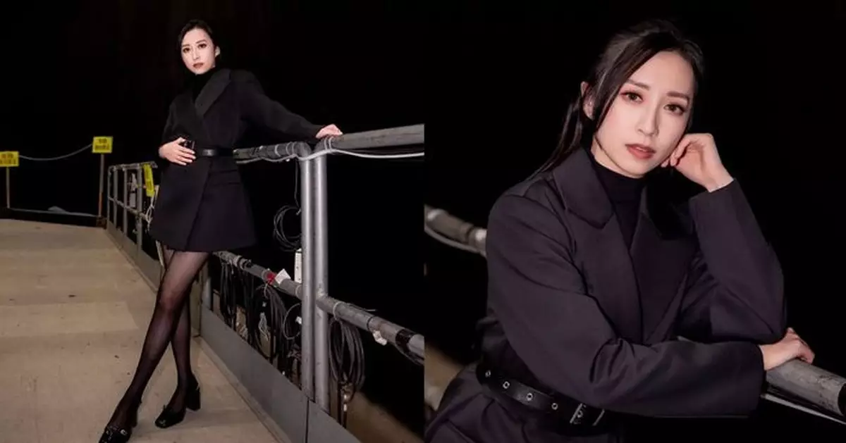 TVB視后龔嘉欣黑絲上陣騷腿 網民激讚正到暈