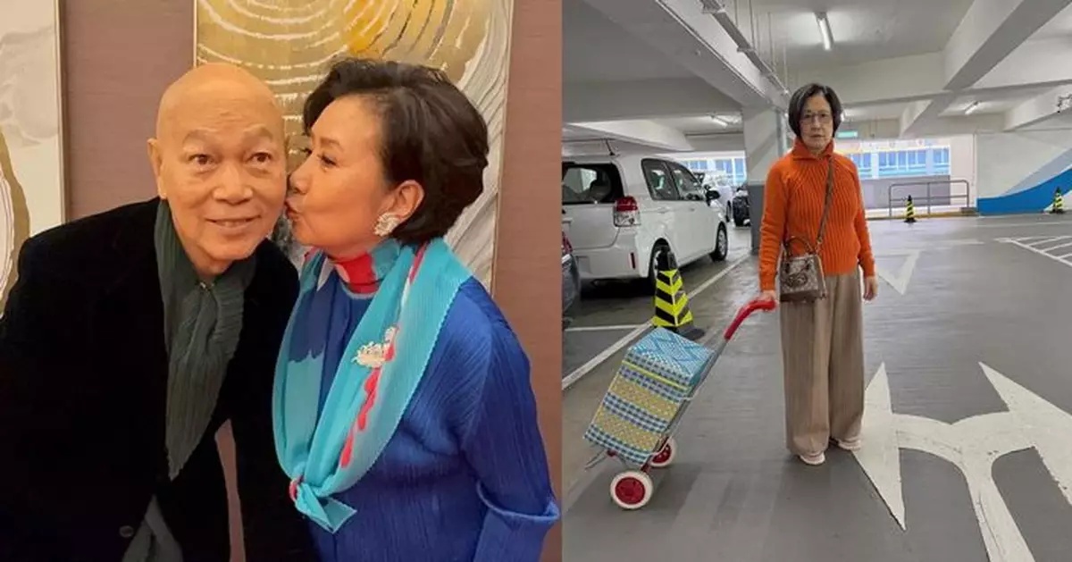 汪明荃拖買餸車辦年貨 貼地Look獲讚時尚