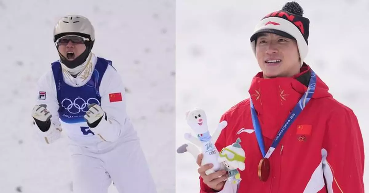 王心迪為國家隊在冬奧奪第四金　與妻子徐夢桃組成「金牌伉儷」