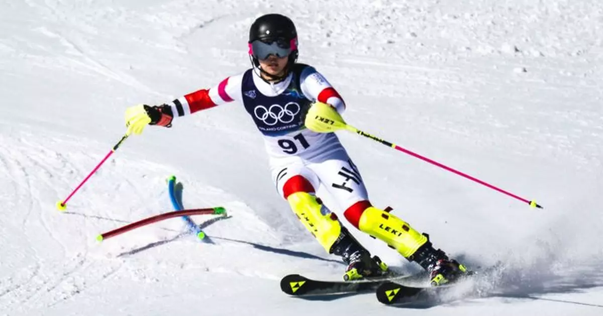 冬奧港隊高山滑雪代表金詠晞　女子迴轉項目未能完成次輪賽事