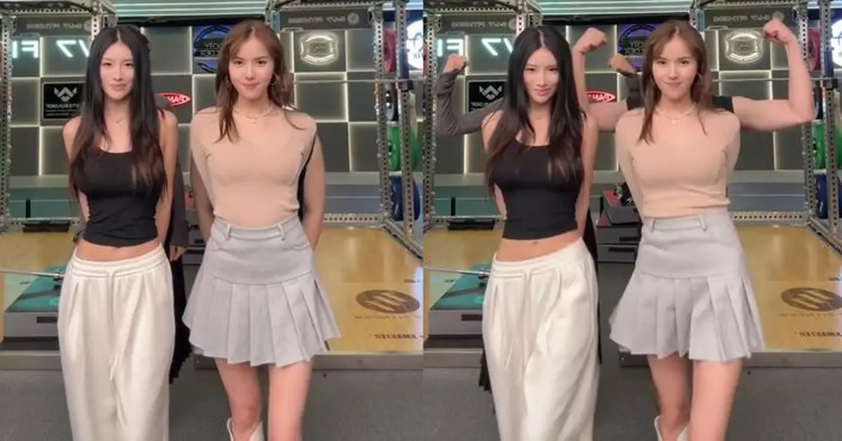 咪神對決！鄧凱文「收胸」跳舞 郭珮文小背心輕勝一仗