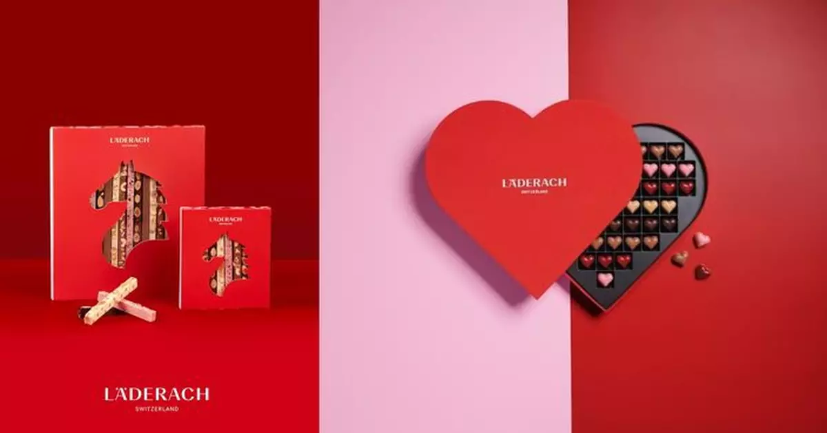 瑞士高級朱古力 LÄDERACH 甜蜜迎接新春和情人節  呈獻新春限定禮盒及情人節心動系列