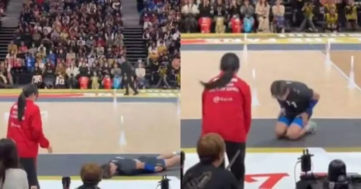 發球誤擊場邊女職員 日男排選手「滑行土下座」道歉誠意十足