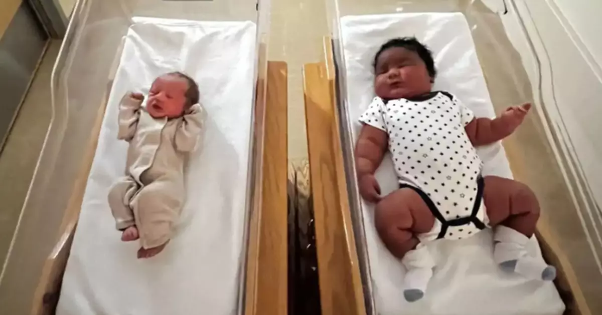 體重達5.9KG創院內最重新生兒紀錄 美國巨嬰一出生即穿「6月大尿布」