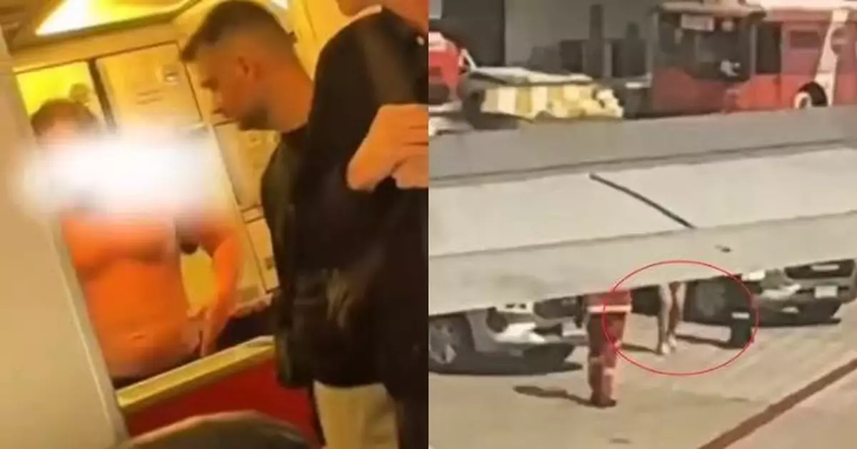 疑酒後情緒失控 俄籍漢大鬧機艙只穿內褲狂奔逼停航班跳機被捕