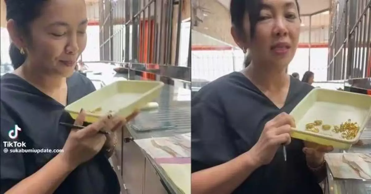 印尼女20年前花2萬買金飾今以42萬轉售翻22倍 金舖老闆都震驚