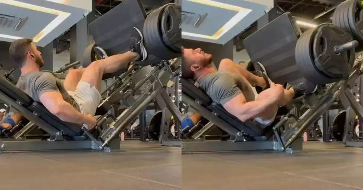 備戰健美賽事 巴西31歲選手腿推400KG器械肌腱當場撕裂 駭人畫面曝光