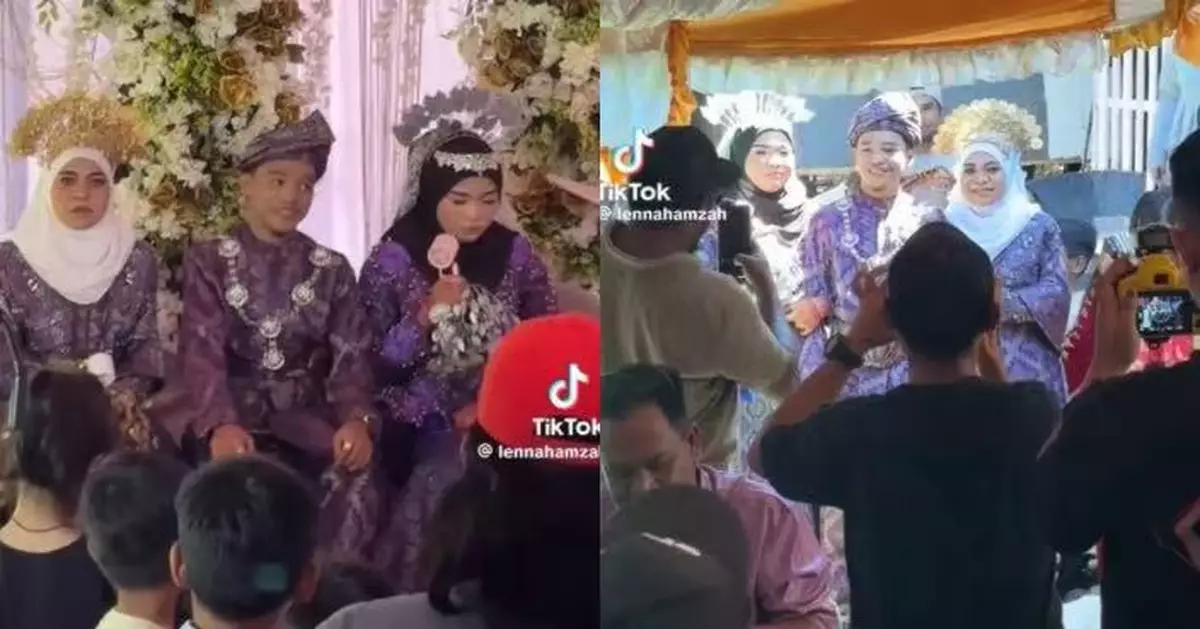 大馬新郎一日娶兩妻  三人行畫面曝光掀熱議