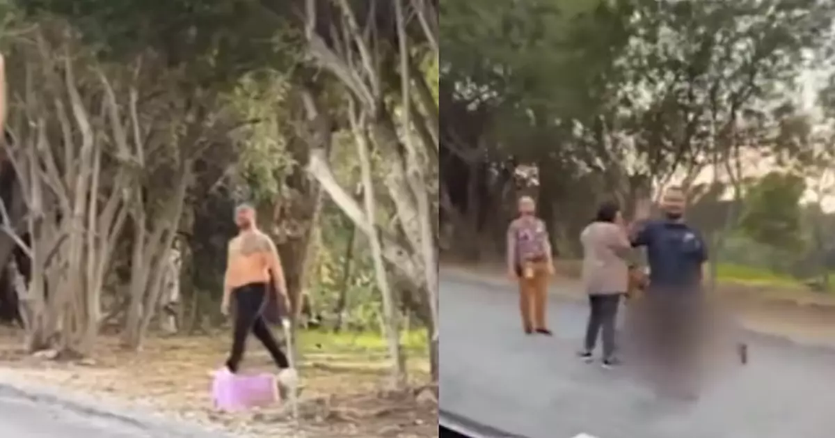 同場加映？加州環球影城遊園車一男突脫衣裸露 乘客無處躲