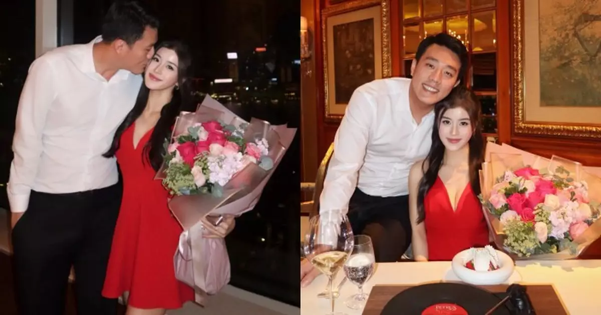 港姐冠軍陳詠詩慶祝拍拖3周年 五星級酒店蜜會男友甜蜜咀嘴