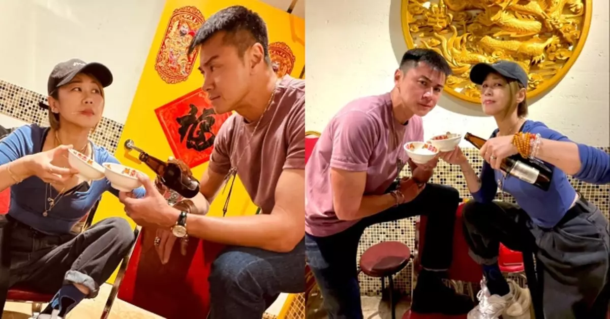 黃浩然慶祝結婚20周年 與老婆「飲勝」：希望我以後可關照你多啲