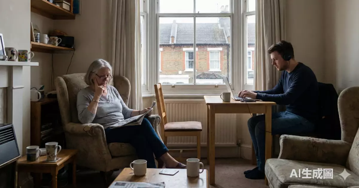 英國租金逼人！65歲長者被迫同後生仔做室友 高齡合租族十年激增兩倍
