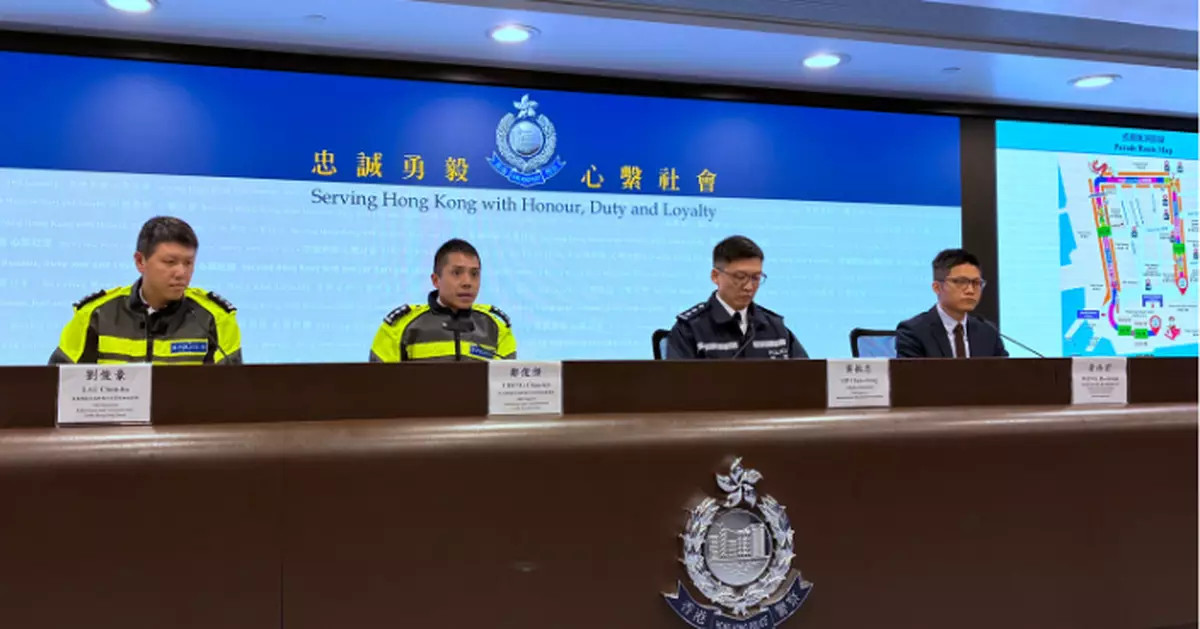 大年初一二花車巡遊及煙花匯演 警方港九實施分階段封路