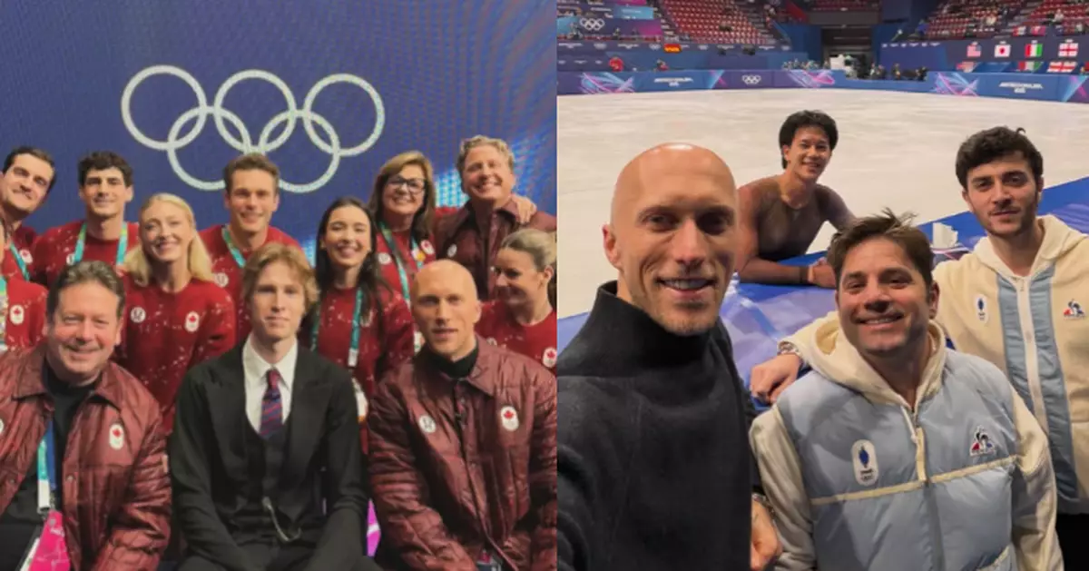 冬奧花滑界最忙男人！法國教練帶13國16選手出戰  場邊不停換隊服