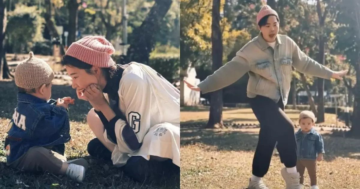 蕭正楠首一家三口過情人節晒「大小情人」放閃 黃翠如PO老公AI跳舞片勁搞笑