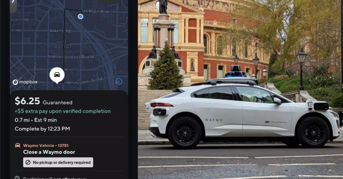 離譜！Waymo無人車遇關門難題 花重金請外賣員上門救急
