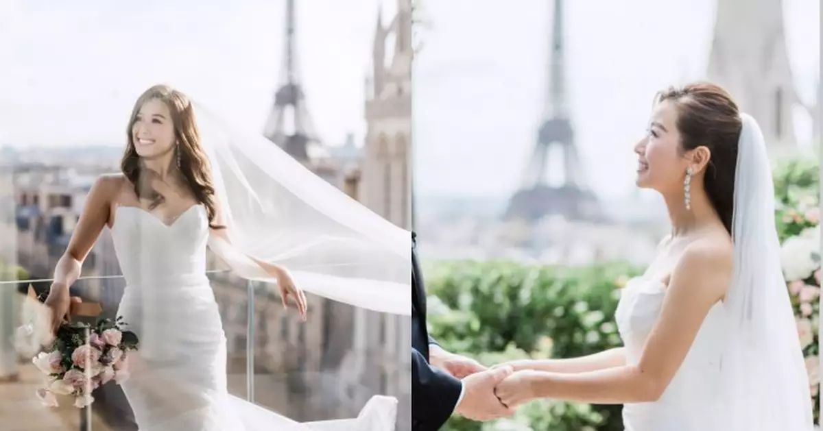 趙希洛情人節宣布做人妻 晒婚照與神秘男友首度同框