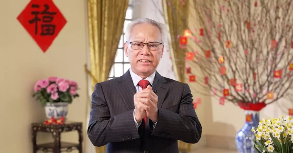 岑浩輝發表新春賀辭 祝願國泰民安社會繁榮穩定