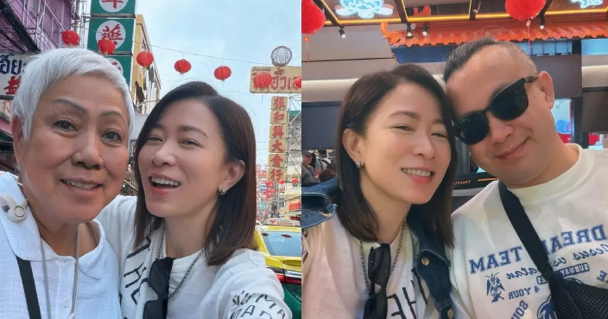 佘詩曼放假曬全家福細佬罕曝光 父親早逝一家人相依為命