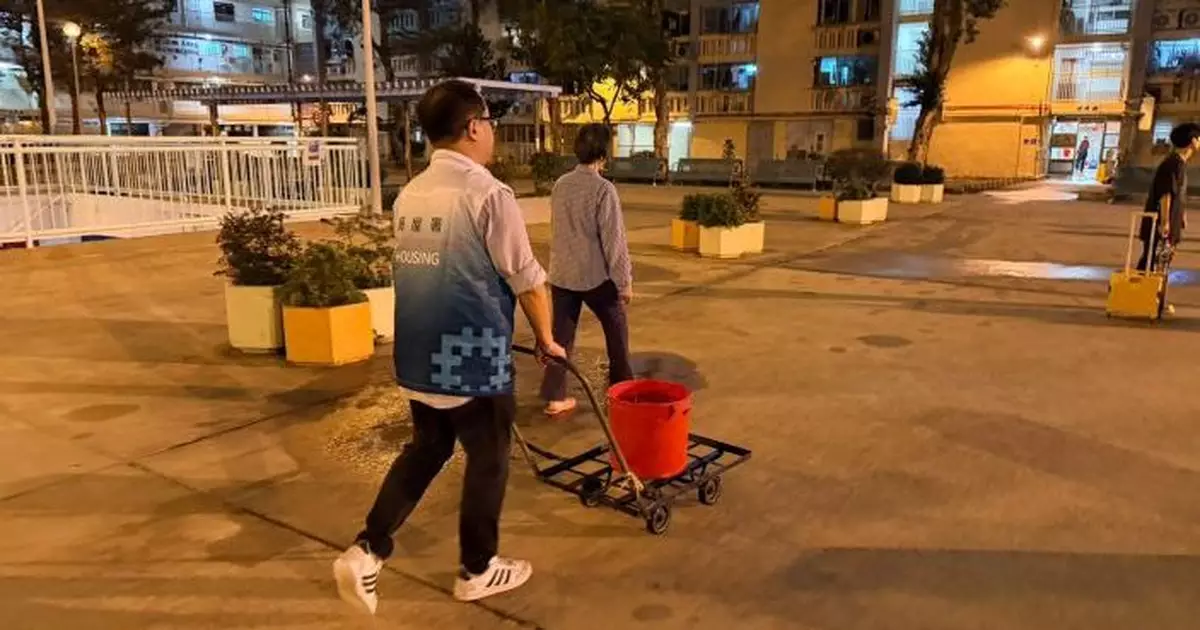 房屋署：愛民邨4座大廈鹹水供應經搶修後已恢復正常