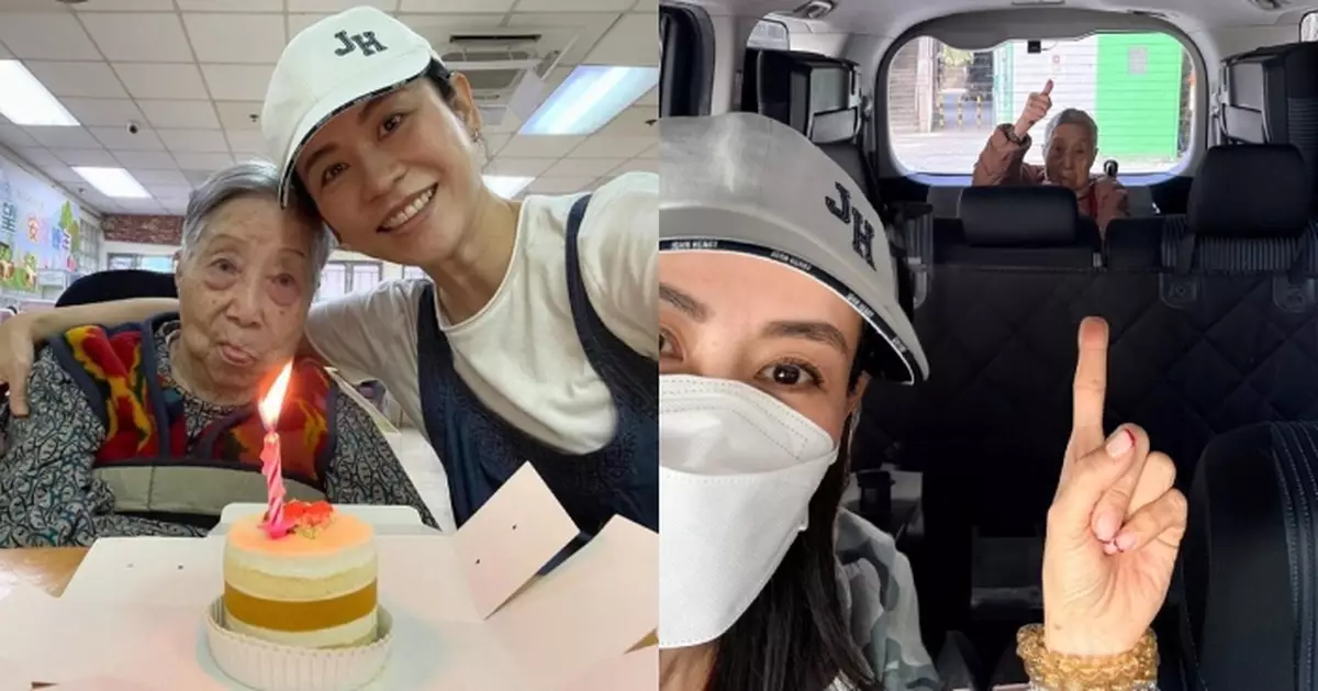 宣萱與102歲工人姐姐感情深厚如親人 共度除夕：有佢我就開心！