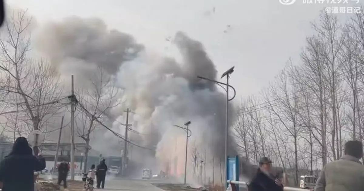 湖北煙花爆竹售賣店起火爆炸　釀最少12死